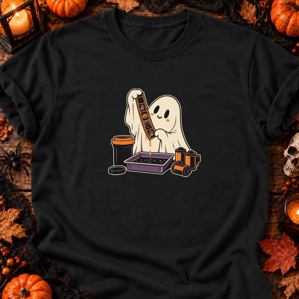 Fantôme du labo photo — T-shirt noir