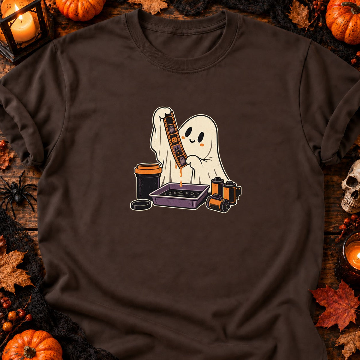 Fantôme du labo photo — T-shirt chocolat