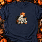Fantôme dessinateur de maison hantée — T-shirt bleu marine