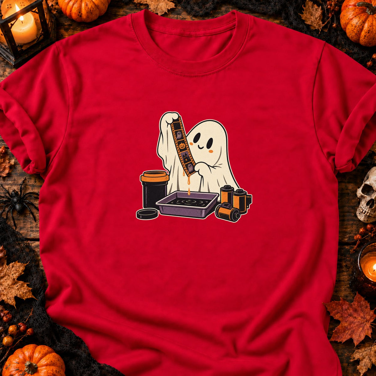 Fantôme du labo photo — T-shirt rouge