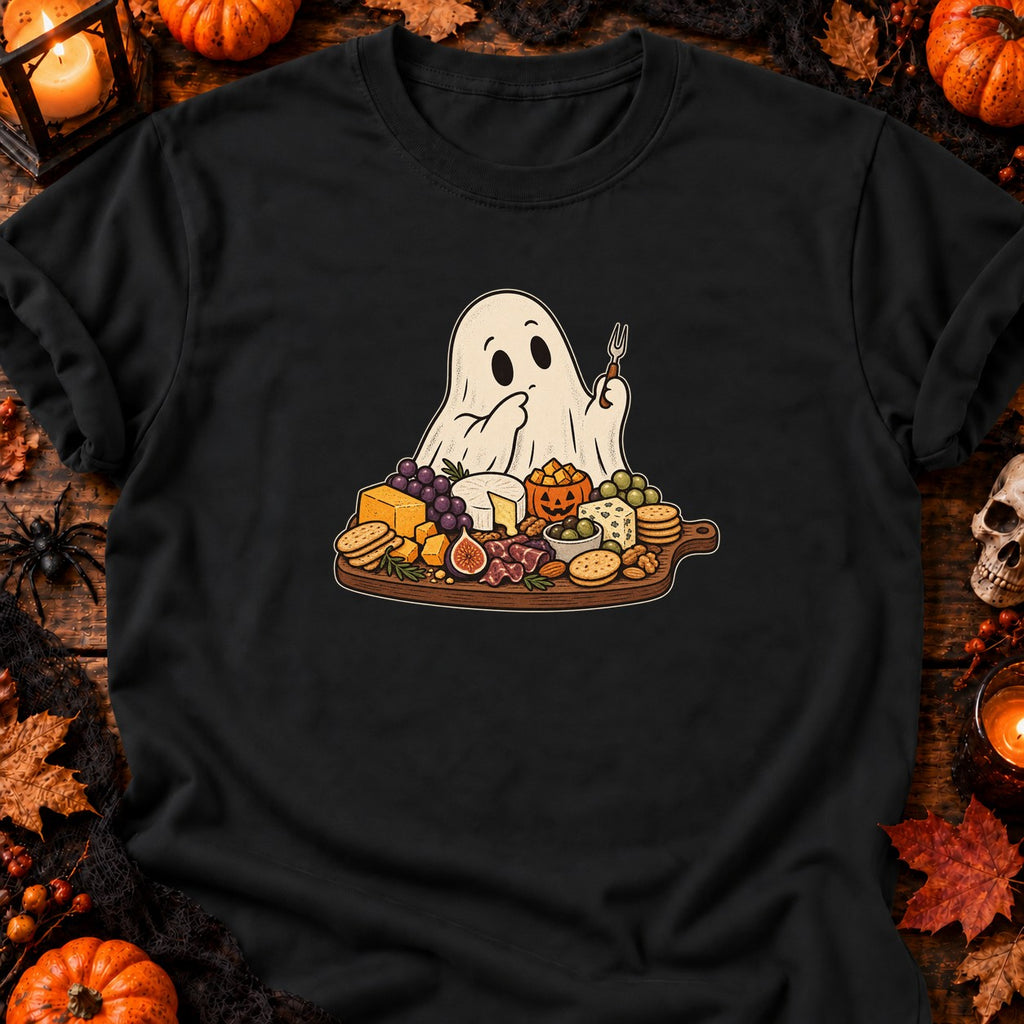 T-shirt Fantôme gourmet plateau de fromages, coloris noir