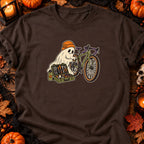 T-shirt Fantôme cycliste et kit de réparation, coloris chocolat foncé