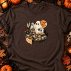 T-shirt Fantôme apéro vintage, coloris chocolat foncé