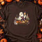 T-shirt Fantôme Apéro d’Automne, coloris chocolat foncé