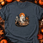 T-shirt Fantôme au poker vintage, coloris gris foncé chiné