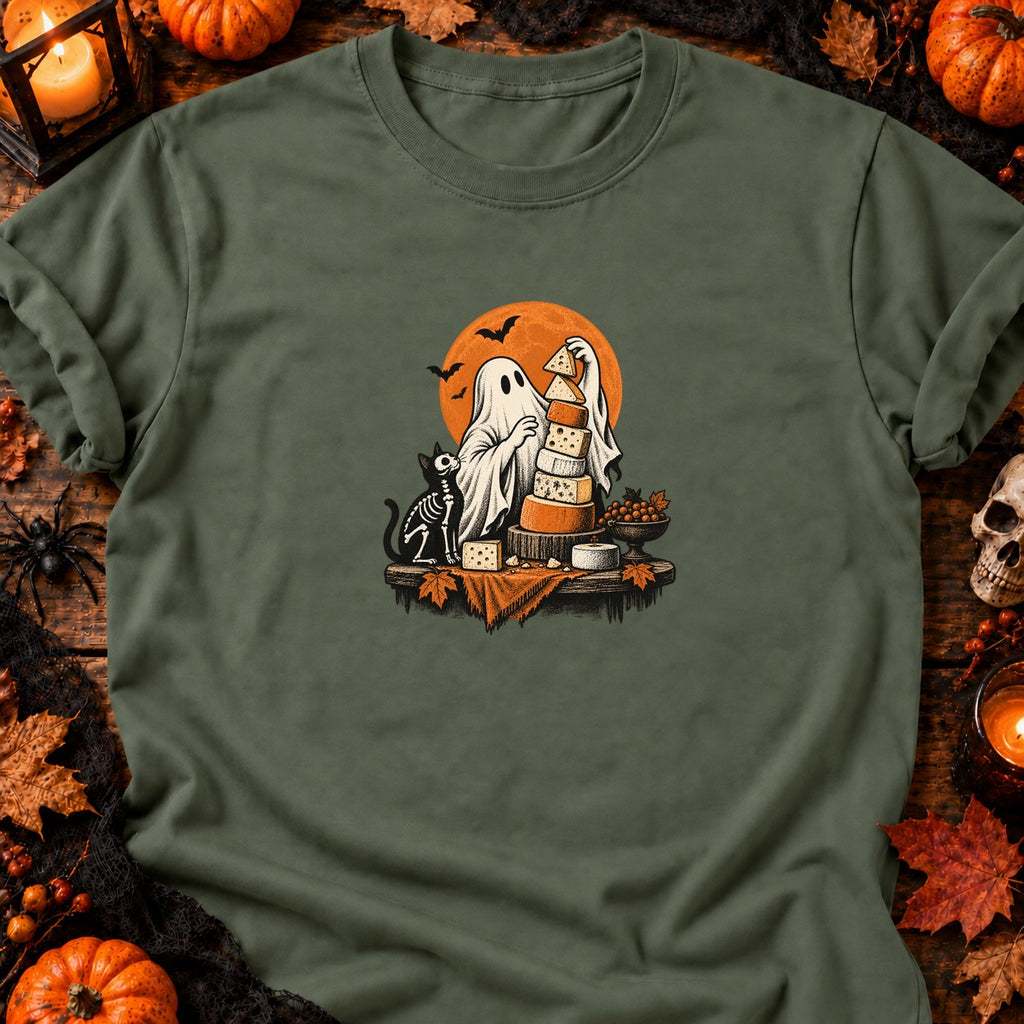 Fantôme et tour de fromages T-Shirt — T-shirt Military Green