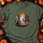 T-shirt Fantôme au poker vintage, coloris vert militaire