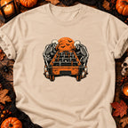 T-shirt Baby-foot squelette vintage, coloris naturel