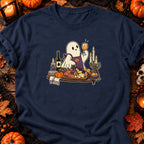T-shirt Fantôme Apéro d’Automne, coloris bleu marine
