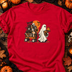 T-shirt Fantôme Brocanteur Vintage, coloris rouge
