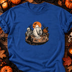 T-shirt Fantôme au poker vintage, coloris bleu roi