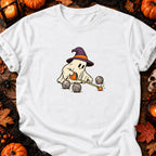 T-shirt Fantôme mesureur de boules, coloris blanc