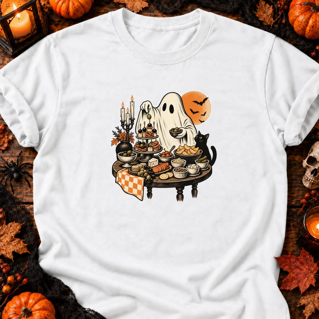 T-shirt Fantôme apéro vintage, coloris blanc