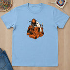 T-shirt mockup — Light Blue