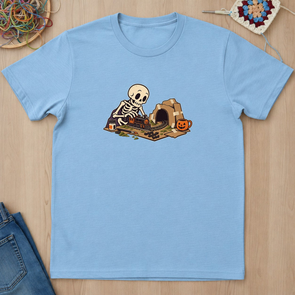 T-shirt mockup — Light Blue