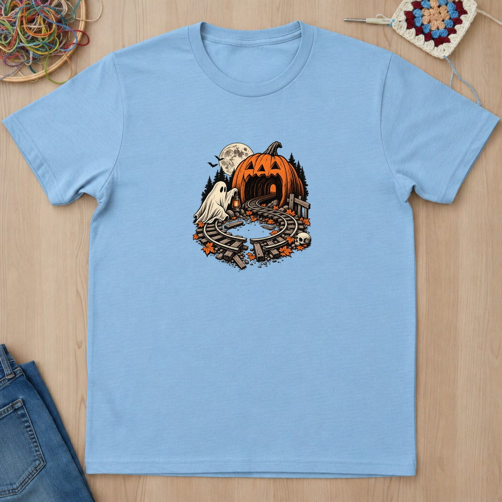T-shirt mockup — Light Blue