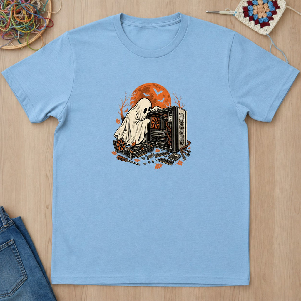 T-shirt mockup — Light Blue
