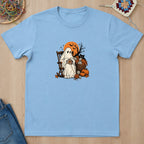 T-shirt mockup — Light Blue