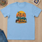 T-shirt mockup — Light Blue