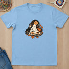 T-shirt mockup — Light Blue
