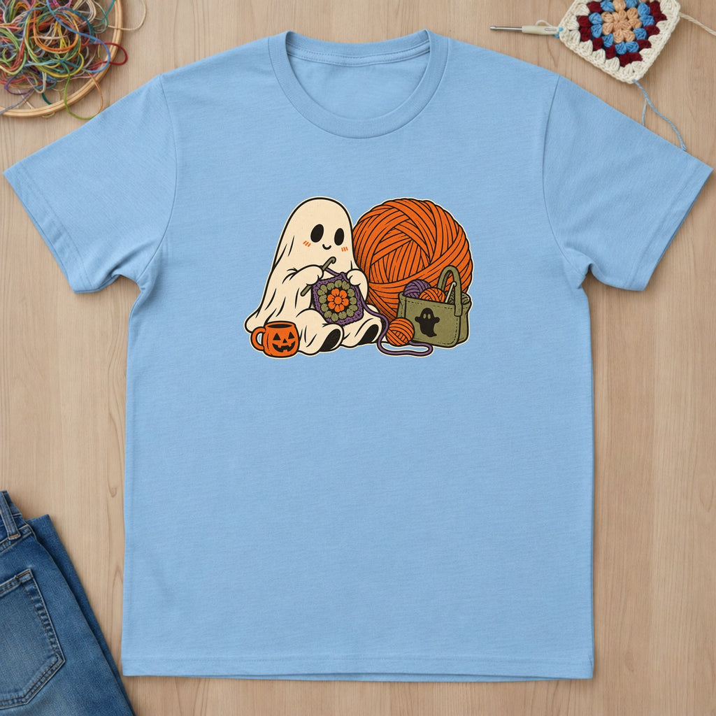 T-shirt mockup — Light Blue
