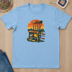 T-shirt mockup — Light Blue
