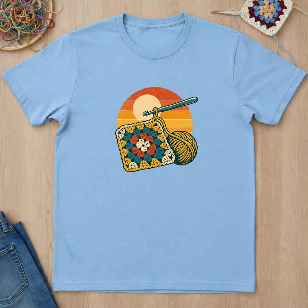T-shirt mockup — Light Blue