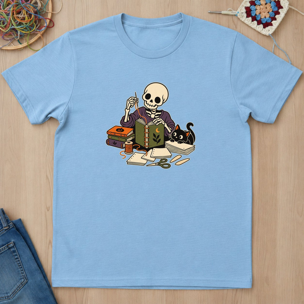 T-shirt mockup — Light Blue