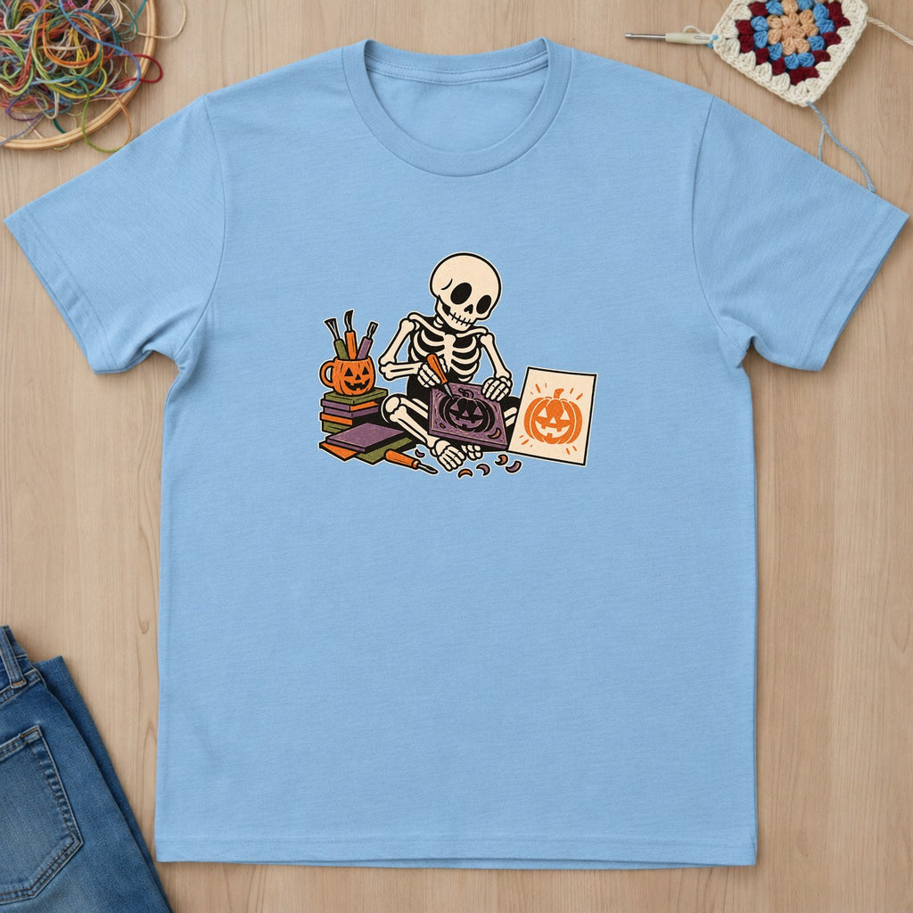 T-shirt mockup — Light Blue