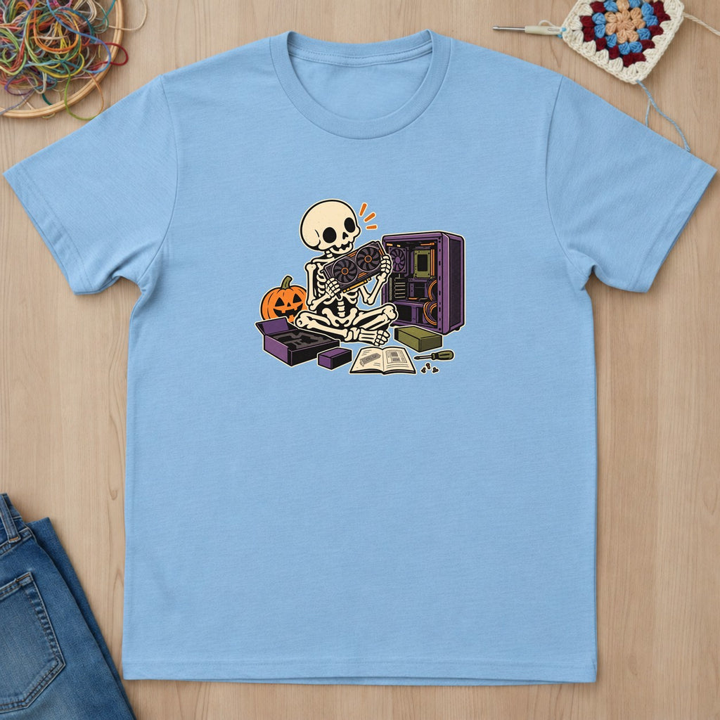 T-shirt mockup — Light Blue