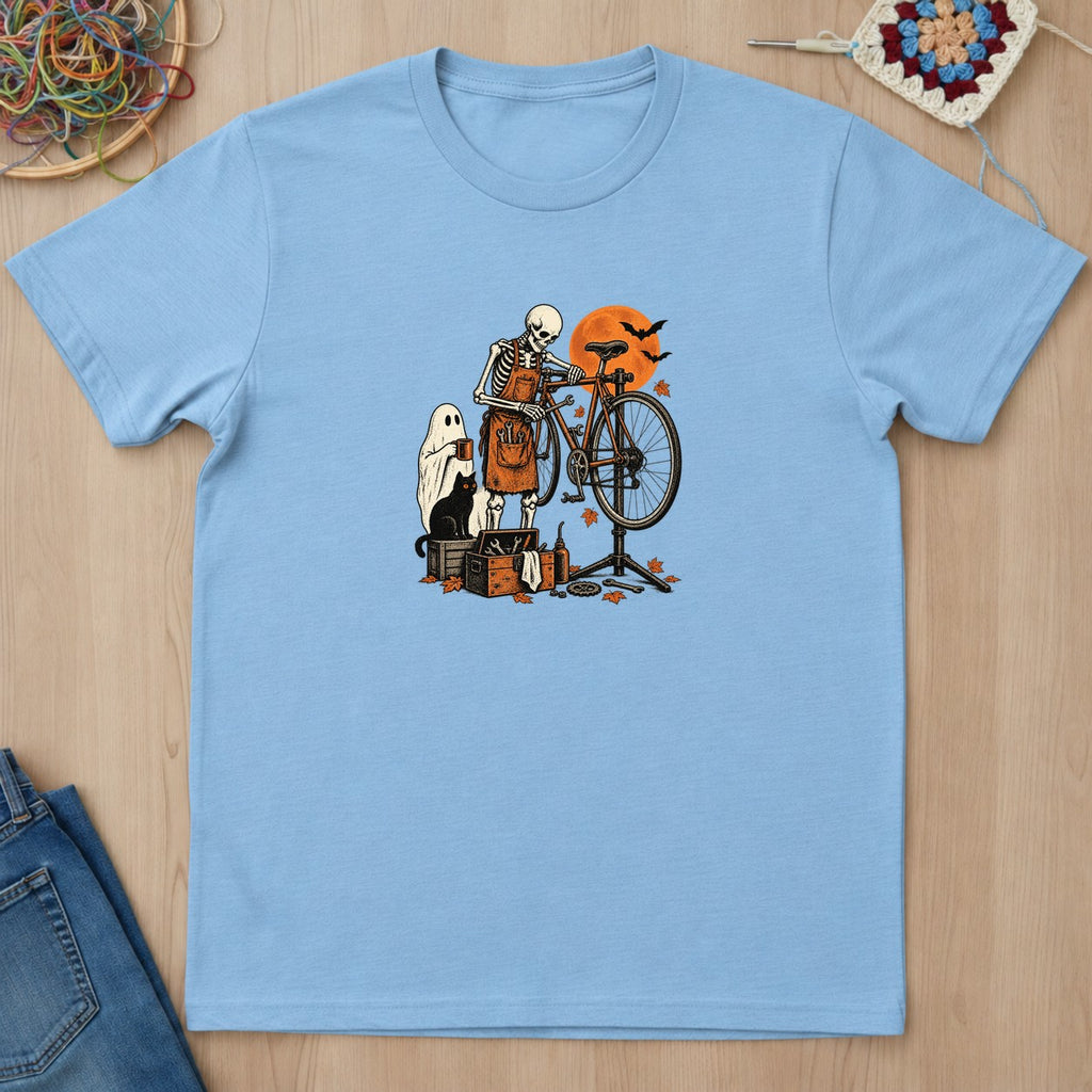 T-shirt mockup — Light Blue