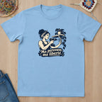 T-shirt mockup — Light Blue