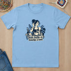 T-shirt mockup — Light Blue