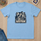 T-shirt mockup — Light Blue