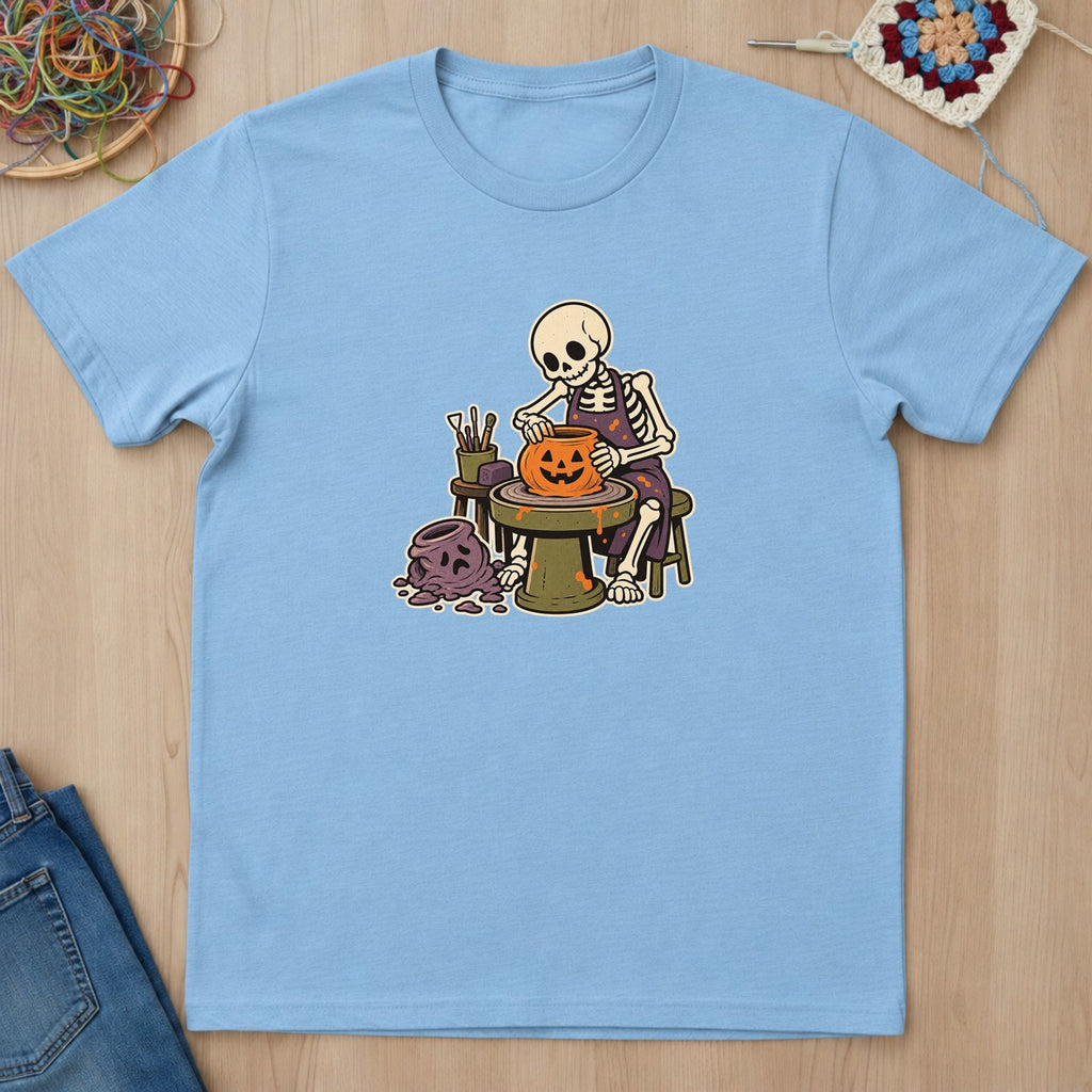 T-shirt mockup — Light Blue