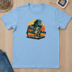 T-shirt mockup — Light Blue