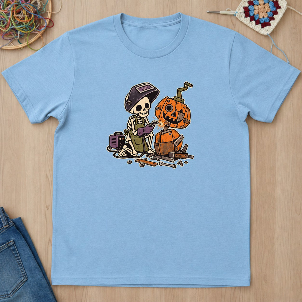 T-shirt mockup — Light Blue