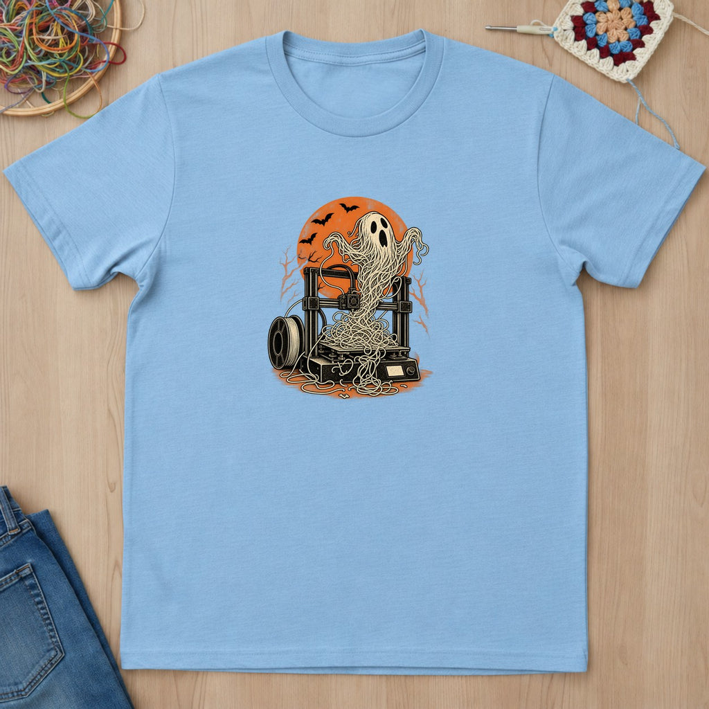 T-shirt mockup — Light Blue