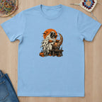 T-shirt mockup — Light Blue