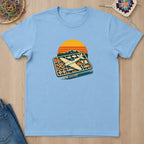 T-shirt mockup — Light Blue