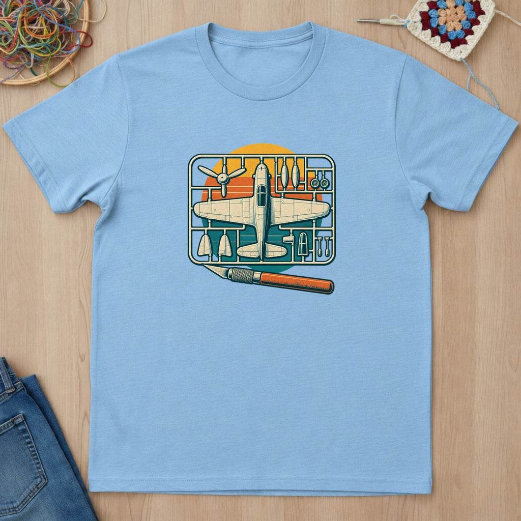 T-shirt mockup — Light Blue