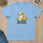 T-shirt mockup — Light Blue