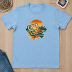 T-shirt mockup — Light Blue