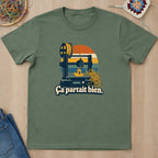 T-shirt mockup — Military Green