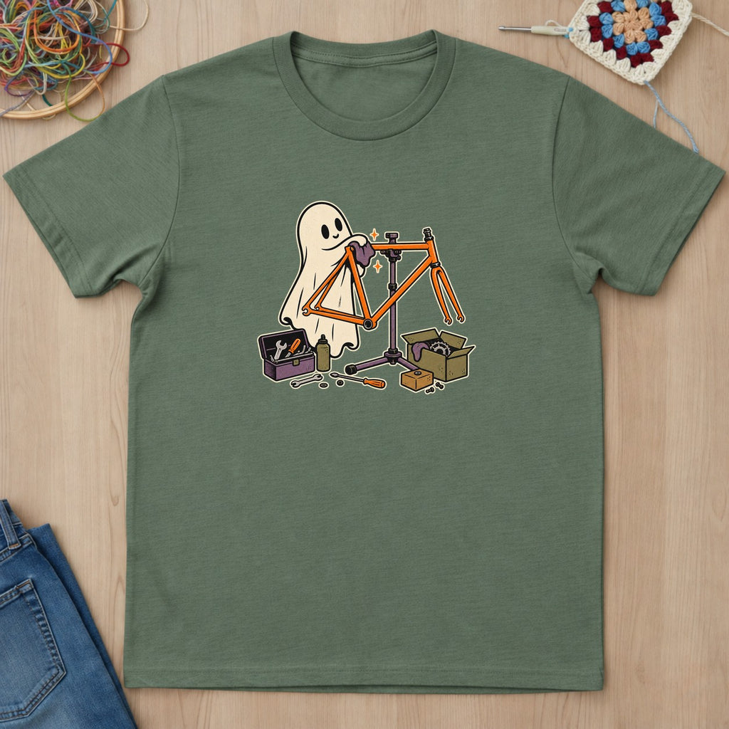 T-shirt mockup — Military Green