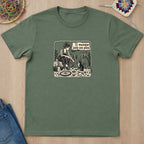 T-shirt mockup — Military Green