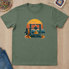 T-shirt mockup — Military Green