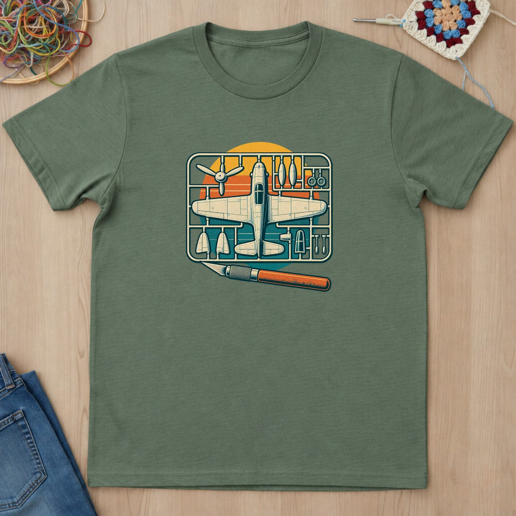 T-shirt mockup — Military Green