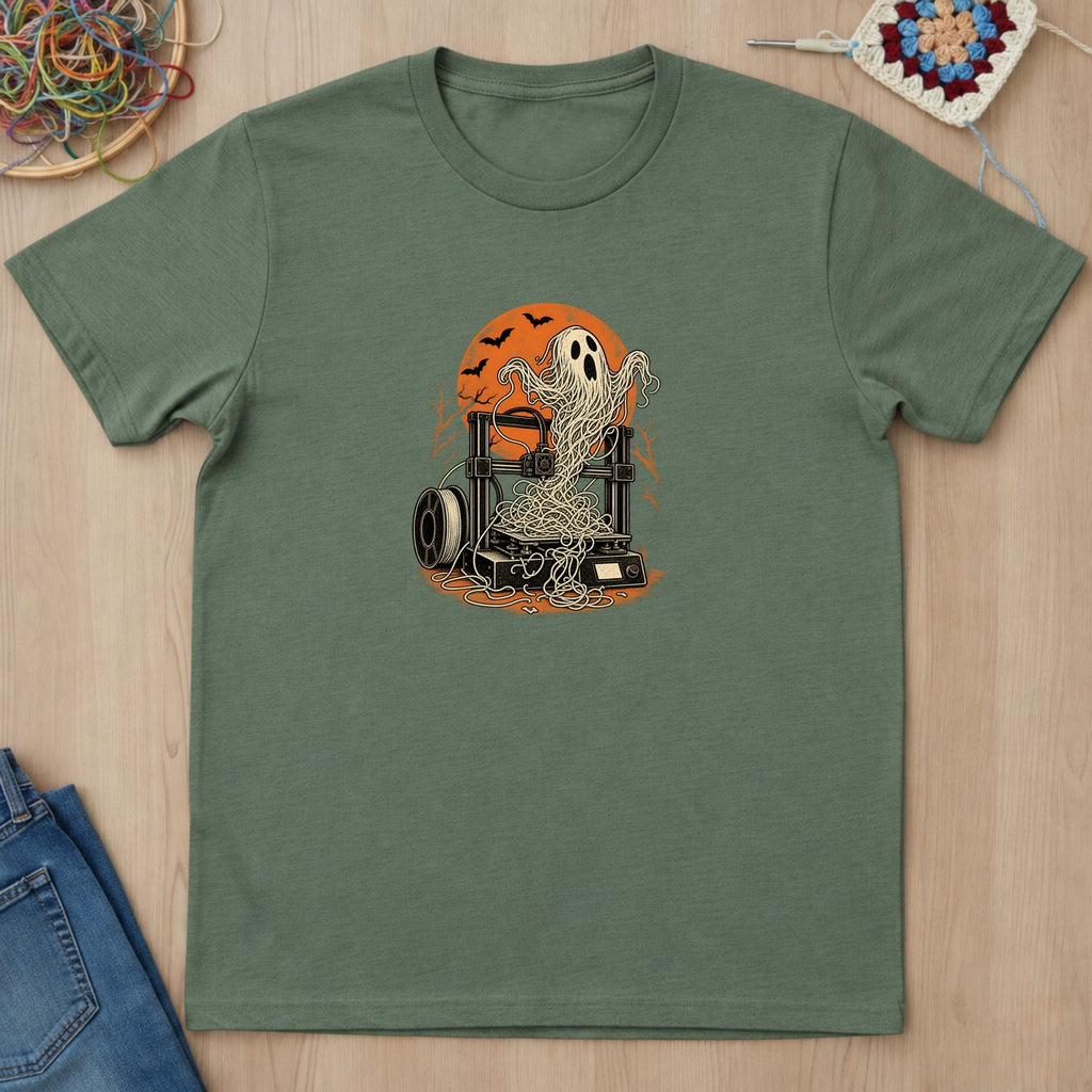T-shirt mockup — Military Green