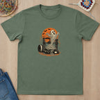 T-shirt mockup — Military Green